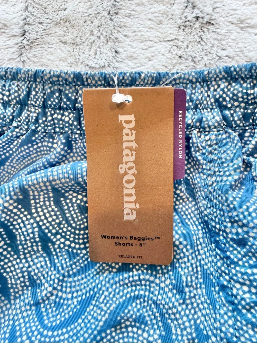 Patagonia baggies 5” - Bluff River Port Blue